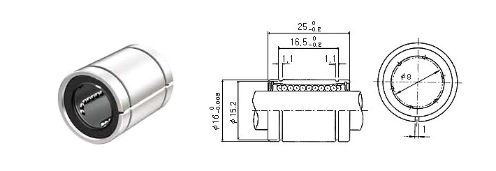 Шариковая втулка LME8UUAJ-AN