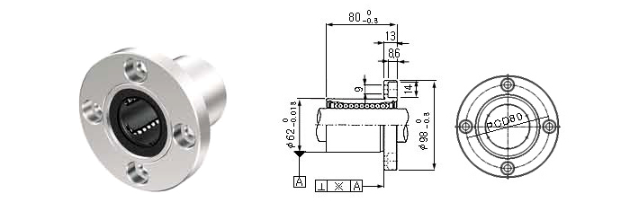 Шариковая втулка LMEF40UU-N