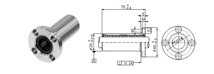 Шариковая втулка LMF16LUU-AR
