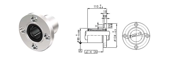 Шариковая втулка LMF60UU-NS