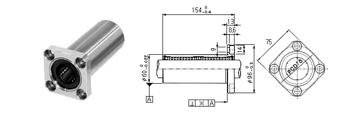 Шариковая втулка LMK40LUU-RS